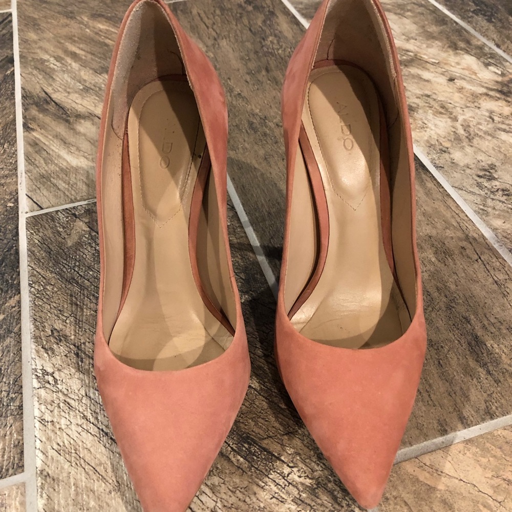 4 inch Rose Blush Aldo high heel